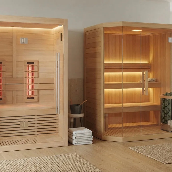 Infrarotsauna oder finnische Sauna - welche passt zu dir?