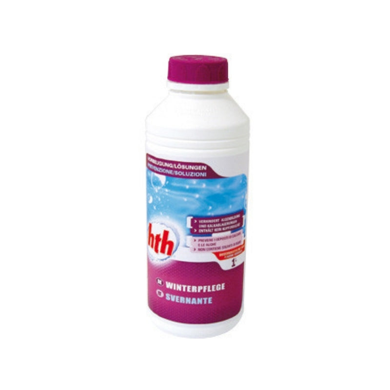 HTH Winterpflege 1L – Pool Wintermittel zum Schutz vor Algen, Kalk und Ablagerungen, ideal für die Überwinterung des Pools.