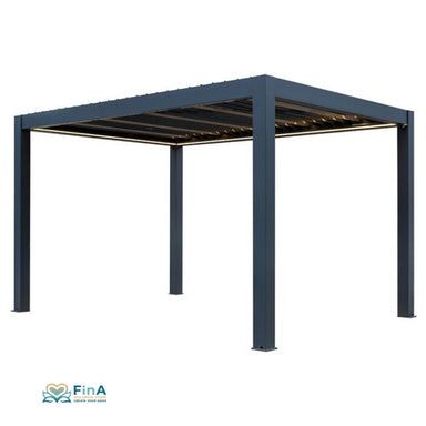 EAGO Pergola Modell P8-3C in weiß – großzügige 3x5 m Lösung mit klarer Struktur und UV-Schutz