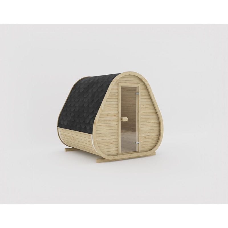Celsium-Herkus-Small-Gartensauna-in-Beige