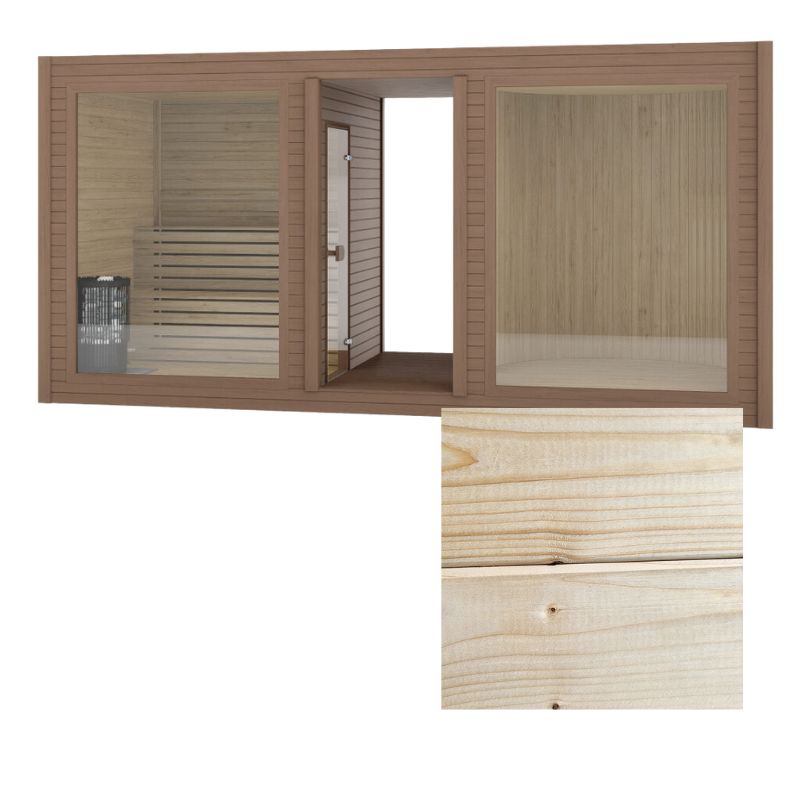 Celsium Tauras View garden sauna - panoramic area & functionality