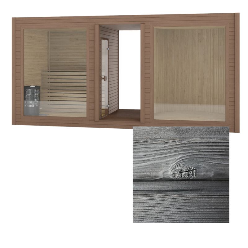 Celsium Tauras View garden sauna - panoramic area & functionality