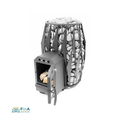 Cozy 12 OG-TW – skandinavisches Ofendesign für stilvolle Wellnessbereiche mit Holzbeheizung