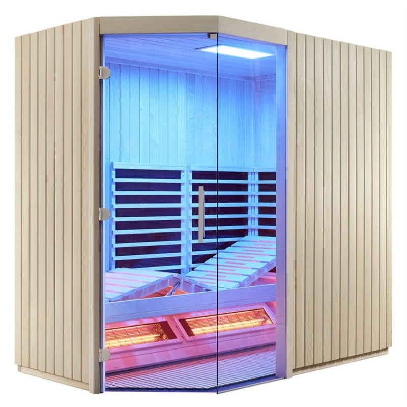 Infraworld TrioSol Sera Infrared cabin incl. lounger for 4 Persons