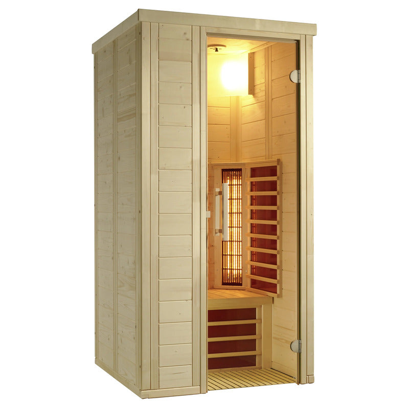 Infraworld TrioSol Natura 103 Infrared cabin made of solid wood for 1 person