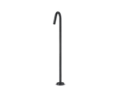 JEE-O slimline 01 Badarmatur in strukturiertem Schwarz – elegante Standarmatur für freistehende Wannen