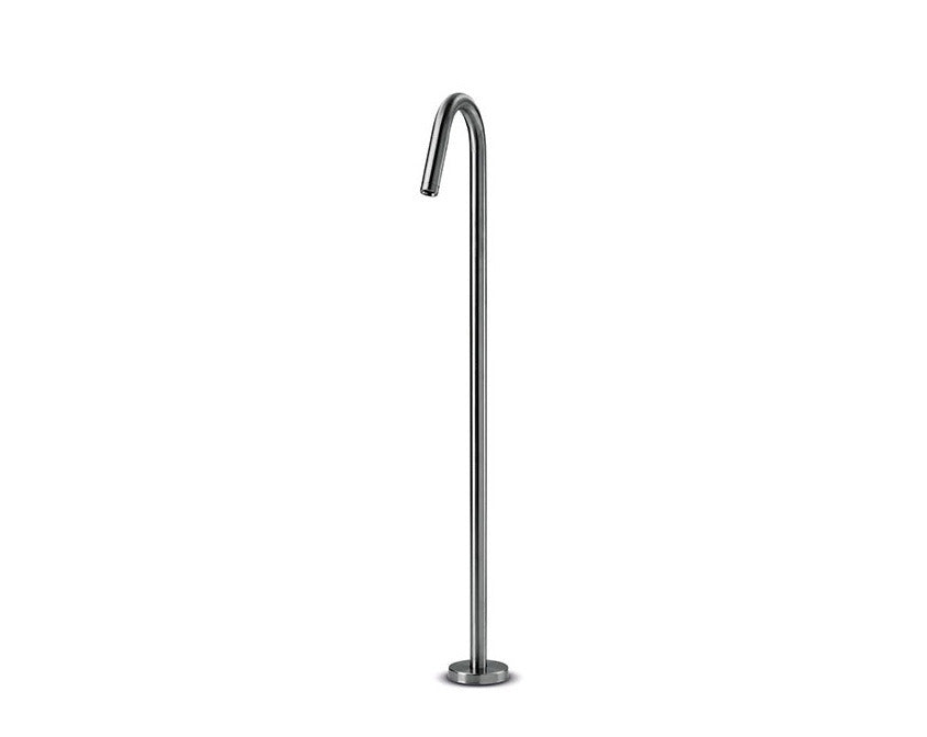 JEE-O slimline 01 Standarmatur aus gebürstetem Edelstahl – minimalistische Wannenarmatur für moderne Badgestaltung