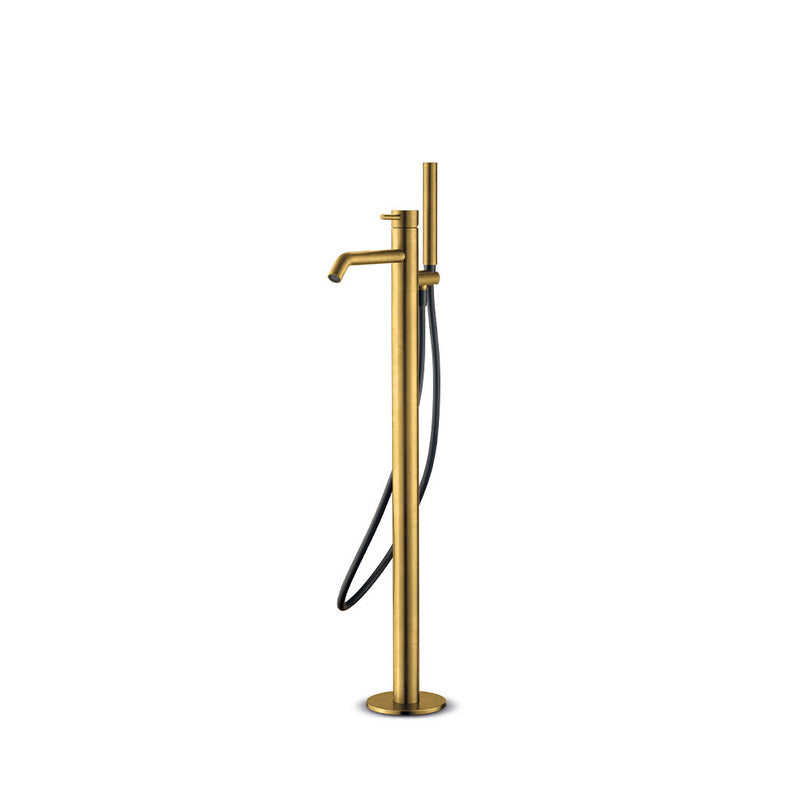 JEE-O slimline 02 Wannenarmatur in PVD Matt Gold – stilvolle Akzentuierung in hochwertiger Badarchitektur