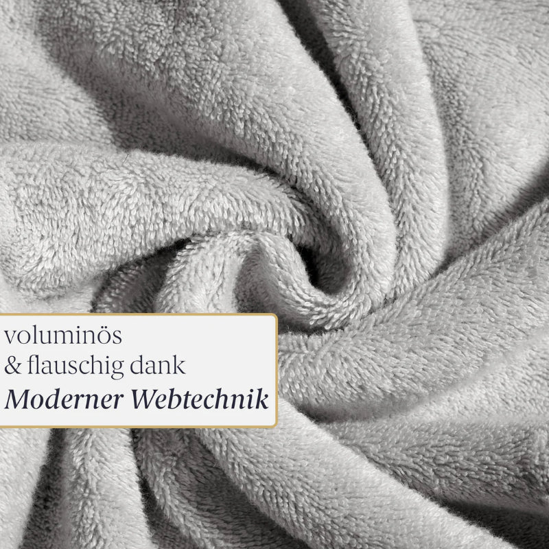 Liebenstein Sauna towel - 2-piece set (70x200 cm) - Anthracite/Beige/Light gray