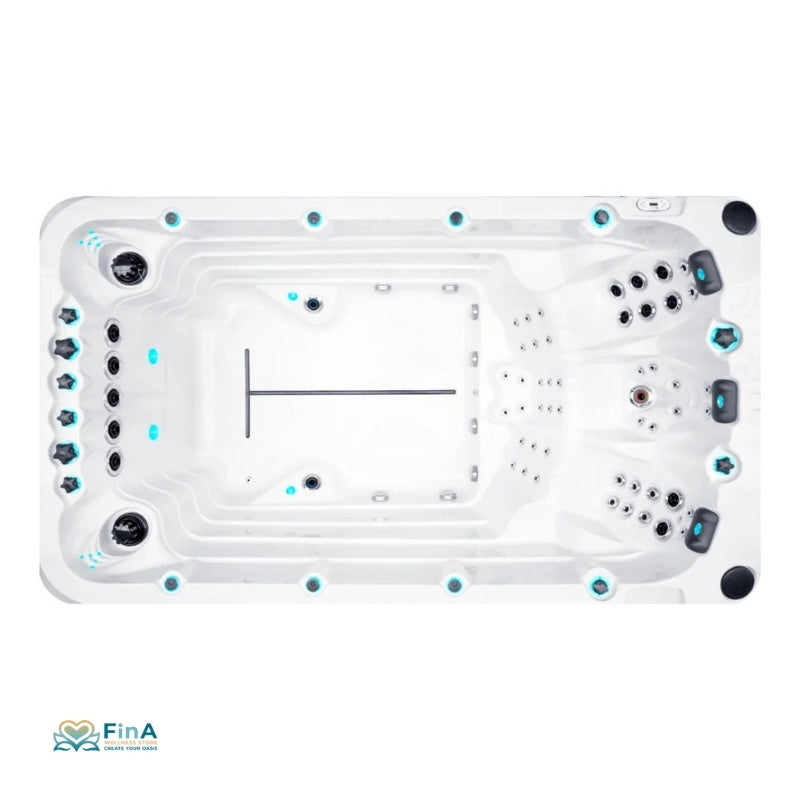 Passion Spas Activity 1 Deep Swim Spa für 3 Personen