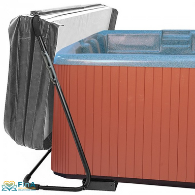 Whirlpool-Abdeckungslift mit Seitenschwenkarm – robuste Hebehilfe zur einfachen Bedienung von Spa-Abdeckungen, Bodenmontage am Whirlpool