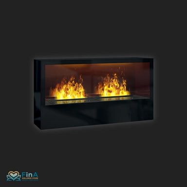 The Flame Hip-Wall in Schwarz, Größe XXS