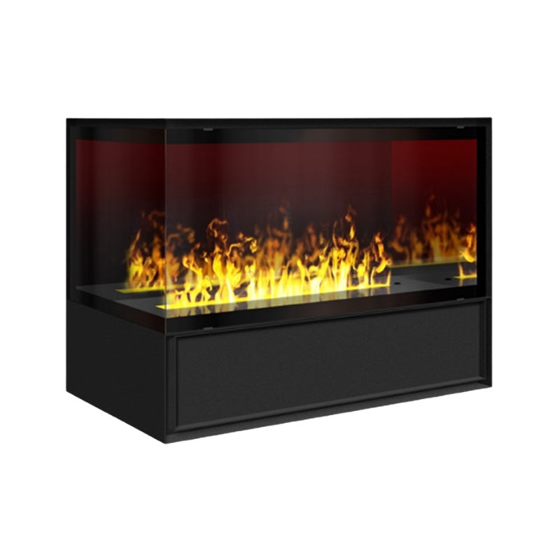 HIP 50 2-Seiten Kamin – Effektfeuer mit 50 cm Flammen, ideal für Eckinstallationen mit Sicht auf zwei Seiten. 💡🔥
