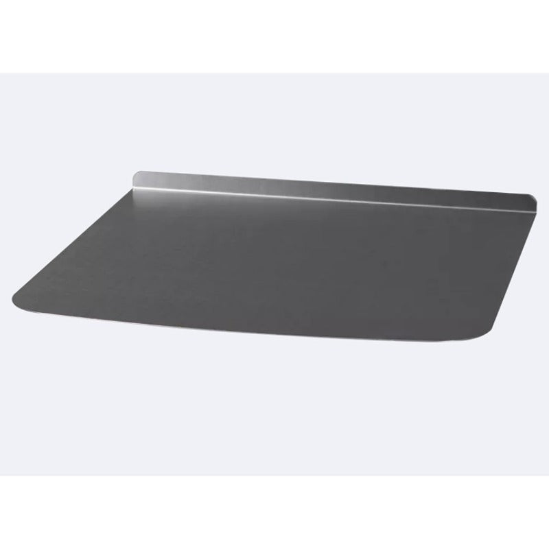 Bodenplatte HUUM HIVE Flow – Schutzplatte aus Metall mit hochgebogener Kante zur sicheren Montage unter Saunaofen