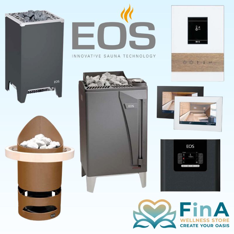 EOS Saunaöfen Saunatechnik Produkte Sammlung im FinA Wellness Store