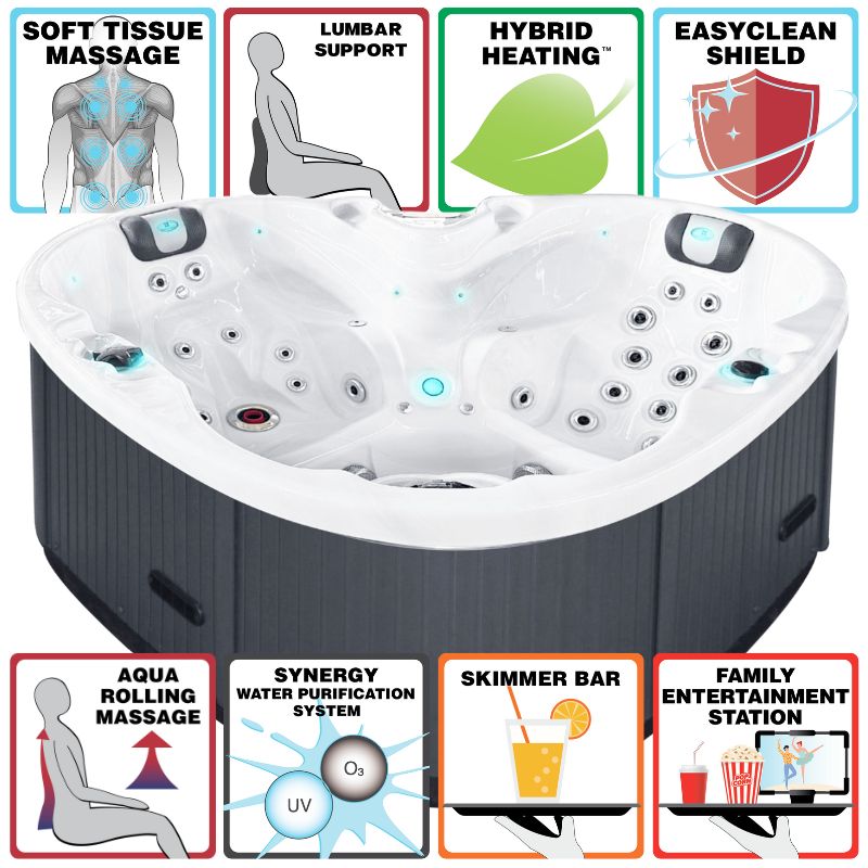 Passion Spa Signature Collection outdoor whirlpools