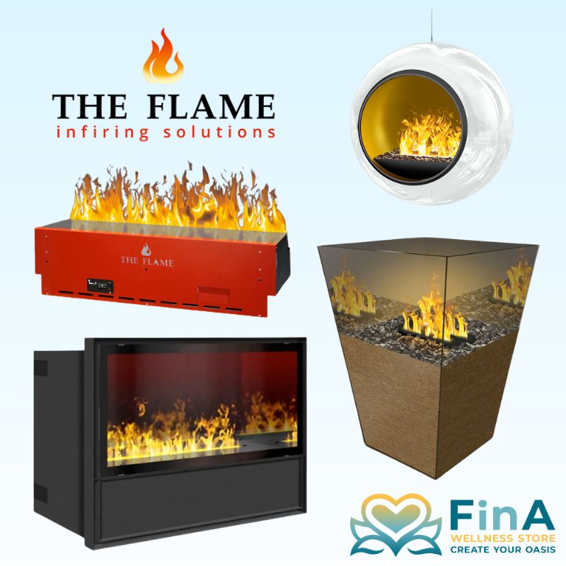 The Flame Effektfeuer Produkte Sammlung im FinA Wellness Store