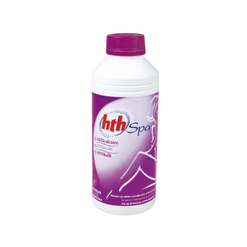HTH Spa Antikalk 1L – Kalkschutzmittel für Whirlpool und Spa, verhindert Ablagerungen und verlängert die Lebensdauer der Technik.