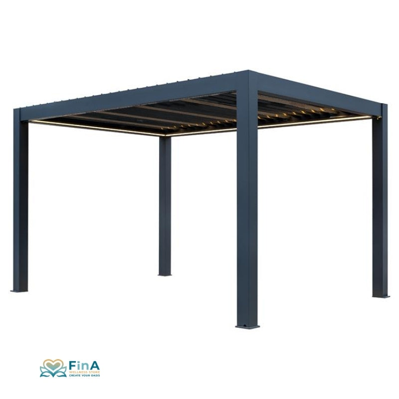 EAGO Pergola Modell P8-3C in weiß – großzügige 3x5 m Lösung mit klarer Struktur und UV-Schutz
