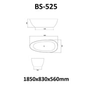 AWT-BS-525-Mineralguss-Badewanne-185x83-technische-Zeichnung