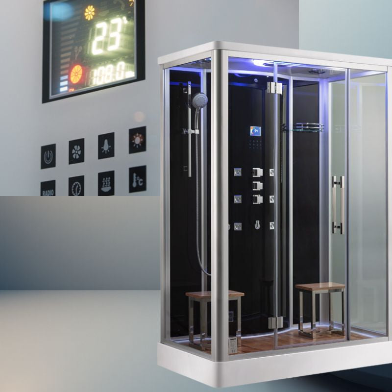 AWT-DZ956F8-Dampfdusche-150x90-mit-4.5kW-Dampfgenerator-fur-2-Personen-Bedienfeld