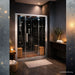 Exklusive AWT-DZ972F8 Dampfdusche in ruhiger Spa-Atmosphäre mit hochwertigem Interieur