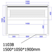 AWT-E1103B-Hemlock-Sauna-150x105-fur-2-Personen-Produktdatenblatt