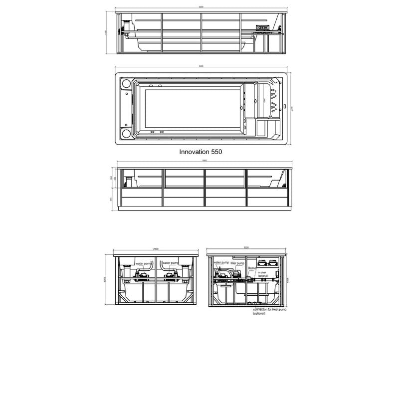AWT-Innovation550-SwimSpa-550x230-technische-Zeichnung
