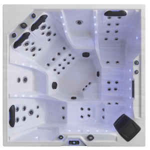 Product characteristics – the AWT IN-404 extreme pro outdoor Hot tub 200x200 for 5-6 Persons