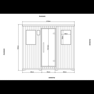 Allwaspa-Infrarotkabine-AL-210_front