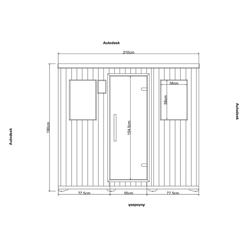 Allwaspa-Infrarotkabine-AL-215-DL-Grundris