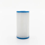 Chill Tubs Filter 135 mit weißem Filtermaterial und blauem Kunststoffrahmen, Ersatzteil für Chill Tubs Eisbäder