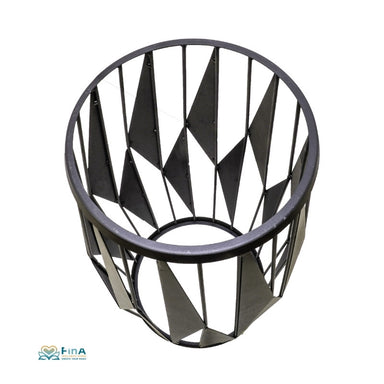 Cozy-OG-H500-H700-Steinkorb-aus-Edelstahl-von oben