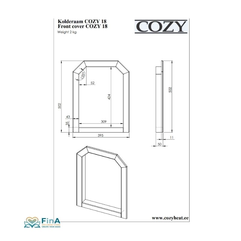 Cozy-Rahmen-fuer-Saunaofen-Cozy-18-Technische-Zeichnung