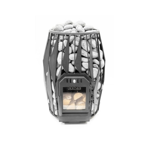 Cozy 12 OG – technische Außenansicht des Ofens mit klarer Linienführung und kompaktem Design