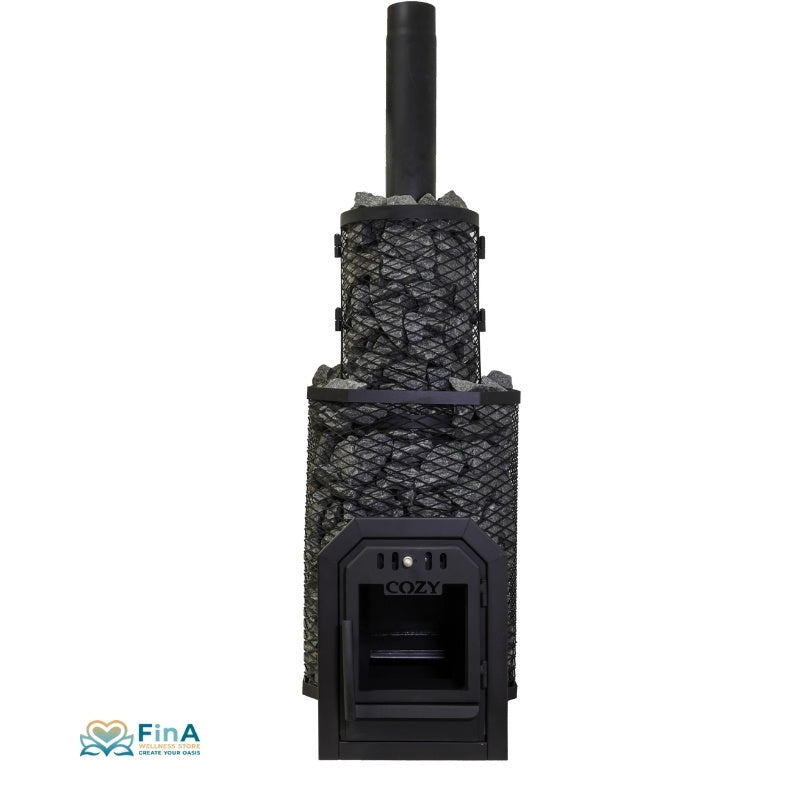 Cozy 18 TW Holzsaunaofen 10,1 kW – BimSchV2 für 9-18 m³ Saunakabinen