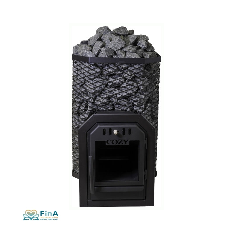 Cozy 18 TW Holzsaunaofen 10,1 kW – BimSchV2 für 9-18 m³ Saunakabinen