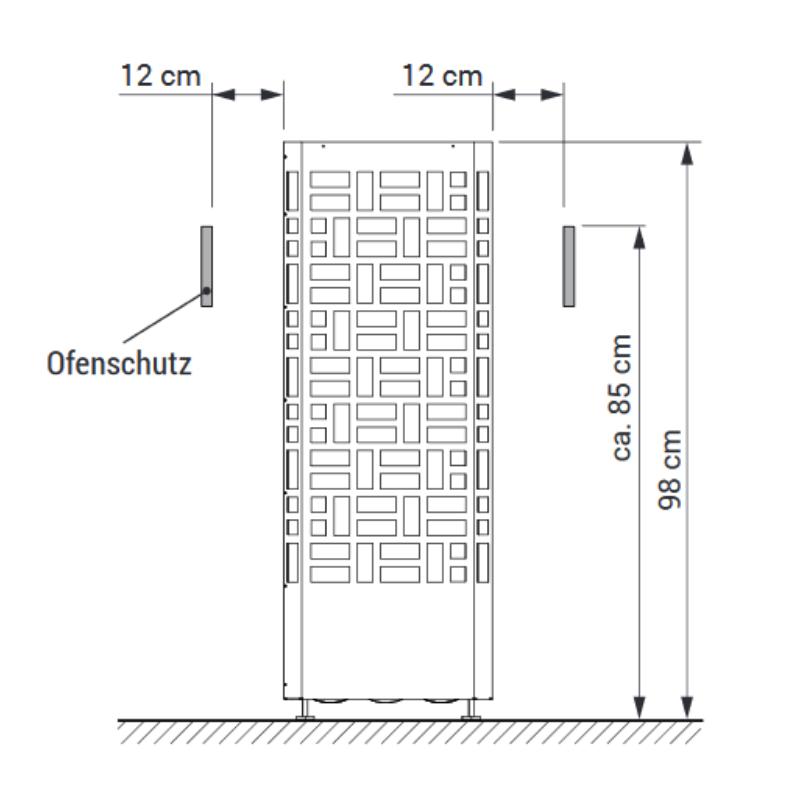 EOS Edge Saunaofen Standausführung