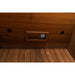 Belüftung und Holzdetails in der Hekla IR 100 Infrarotsauna 100x120 für 1 Person