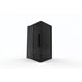Geschlossene Glasfront der Hekla IR 100 Infrarotsauna 100x120 für 1 Person