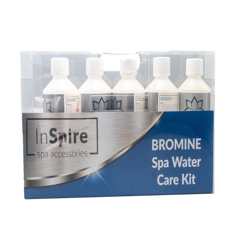 InSpire Premium Bromine Spa Water Care Kit – Brom Starterset zur sanften Wasserpflege für Whirlpools und Hot Tubs