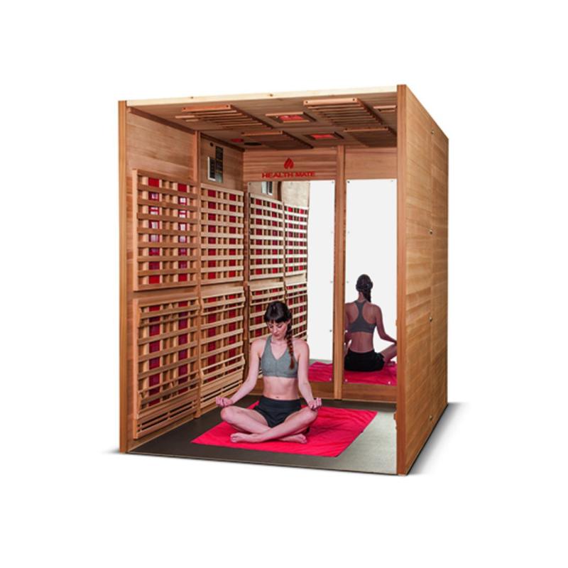 Infrarot_sauna_Sport_frau_yoga