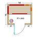 Infraworld-infrarotkabine-Grundriss-TrioSol-Basel-145_Tuer_li