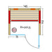 Infraworld-infrarotkabine-Grundriss-TrioSol-Glas-145-fichte-RG_Tuer_re