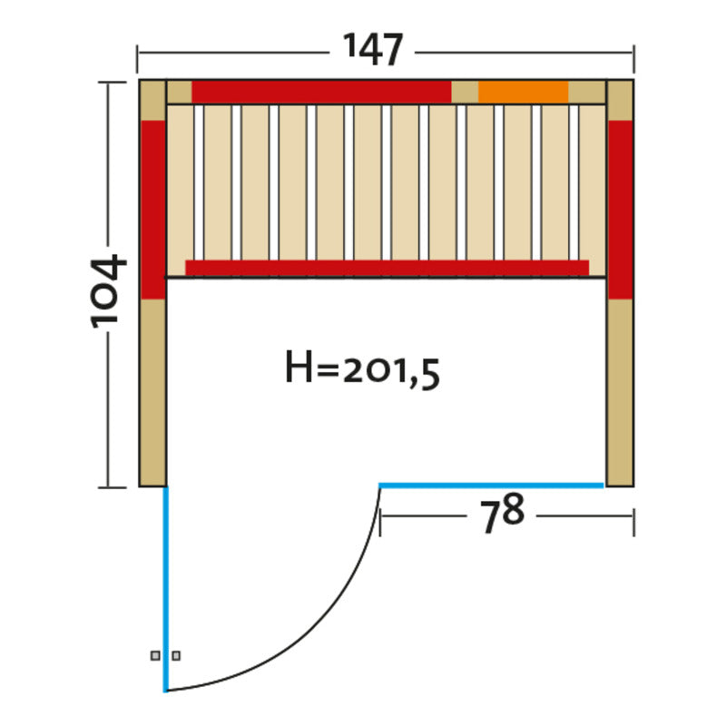 Infraworld-infrarotkabine-Grundriss-Vario-Natura-147-Glas_Tuer_li