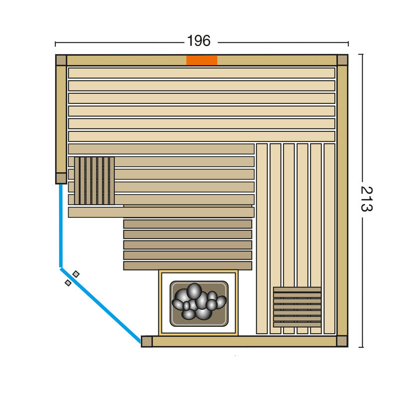 Infraworld-sauna-nach-mass-Grundriss-Safir