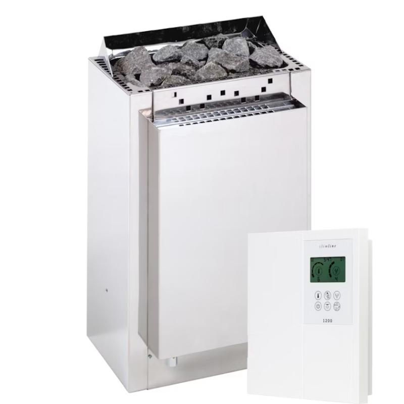 Infraworld Hotline S4 Verdampferofen mit Saunasteine und digitaler Steuerung zur Temperaturregulation