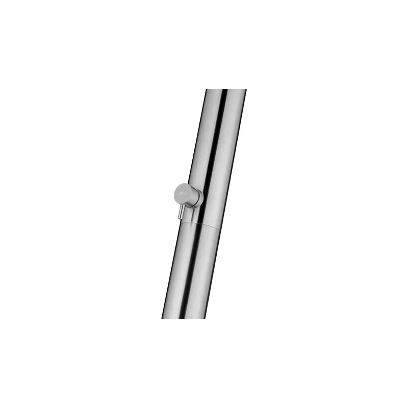 Edelstahl-Duschstange der JEE-O Fatline mit minimalistischem Design und verstellbarem Brausekopf-Halter