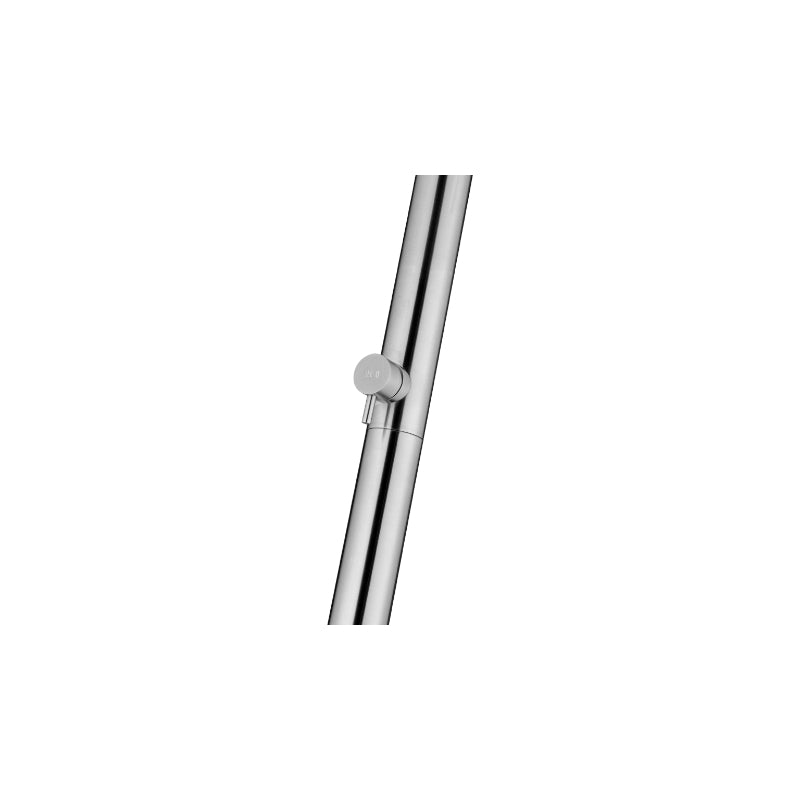 Edelstahl-Duschstange der JEE-O Original Dusche 04 mit verstellbarem Duschkopf-Halter im minimalistischen Design