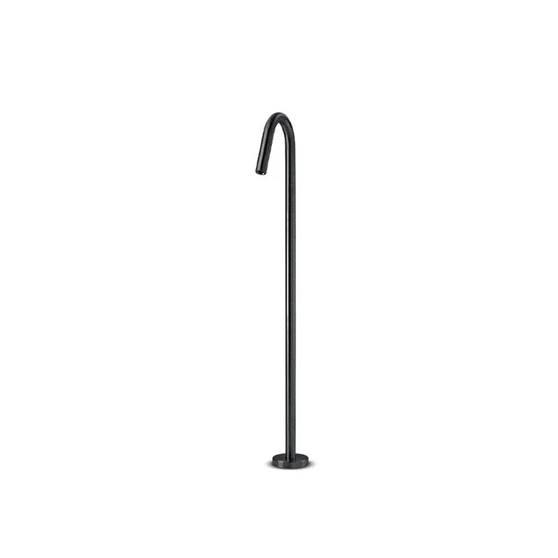 JEE-O slimline 01 Badarmatur in strukturiertem Schwarz – elegante Standarmatur für freistehende Wannen